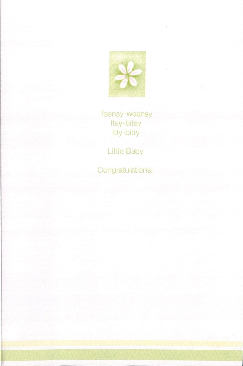 New Baby Card - Itsy Bitsy Baby - Shelburne Country Store