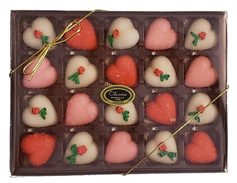Olivers Creams - 20 Piece Heart Box - Shelburne Country Store
