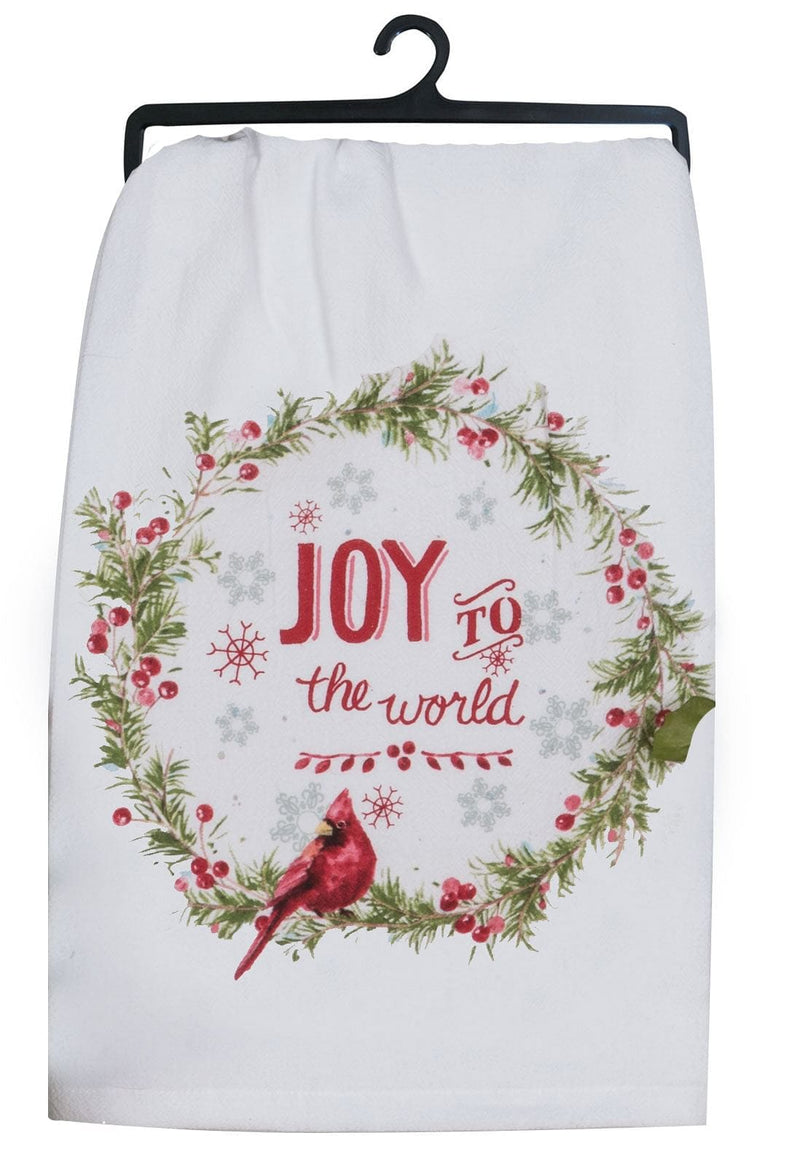 Joy To The World Flour Sack Towel - Shelburne Country Store