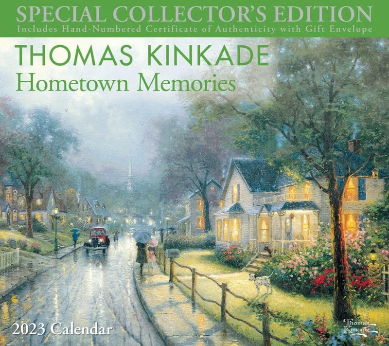 2023 THOMAS KINKADE HOMETOWN MEMORIES SPECIAL COLLECTION EDITION WALL CALENDAR - Shelburne Country Store