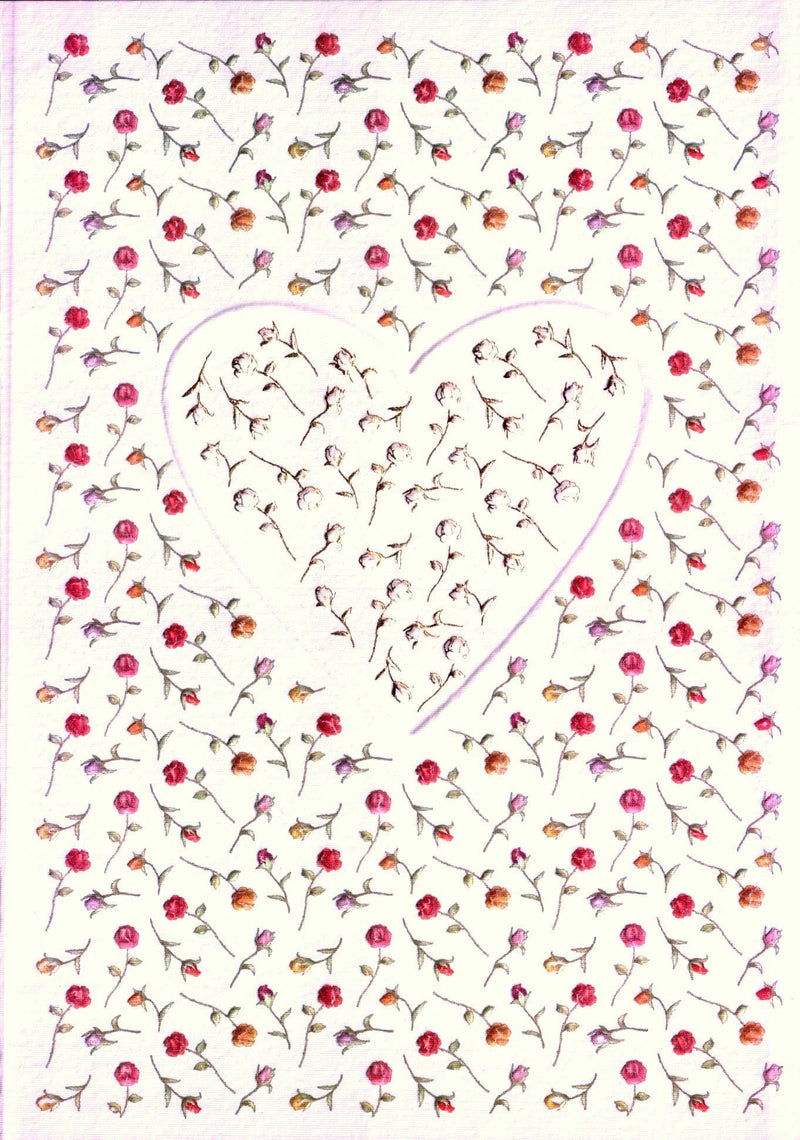 Anniversary Card- Heart and Flower Design - Shelburne Country Store
