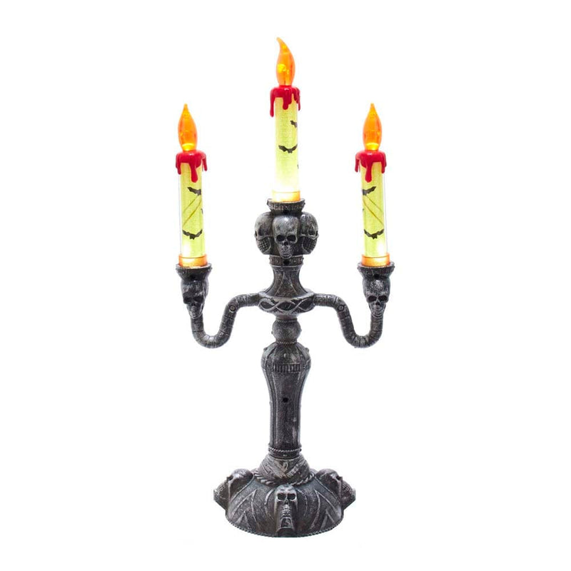 Battery-Operated Halloween LED Candelabra - 15 Inch - Shelburne Country Store