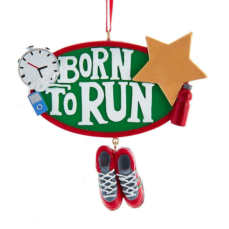 Born to Run with Sneaker Dangles Ornament - Shelburne Country Store