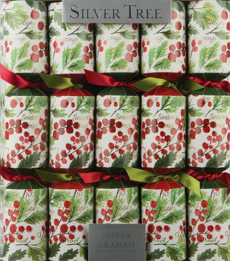 Watercolor Berry Crackers - 11 Inch - 10 Count - Shelburne Country Store
