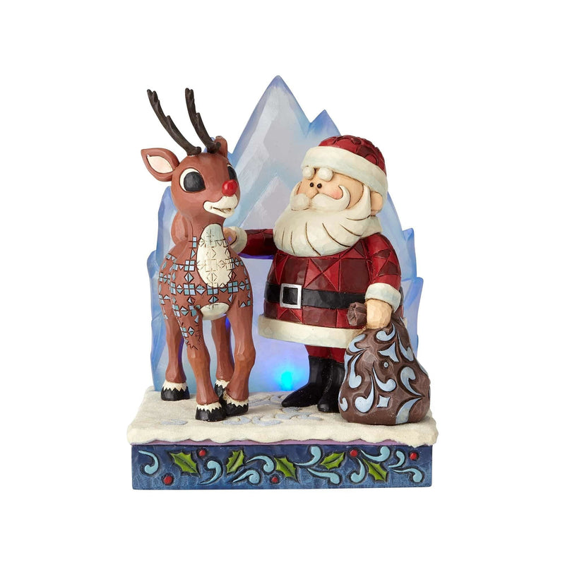 Rudolph and Santa at the Iceberg - Shelburne Country Store