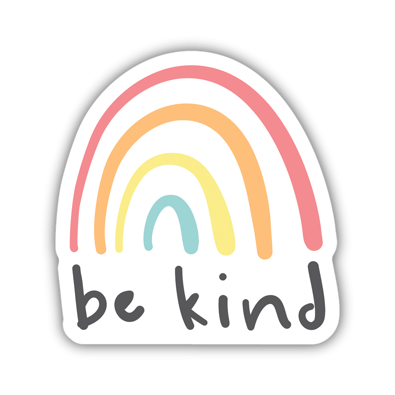 Be Kind Rainbow - Large Printed Sticker - Shelburne Country Store
