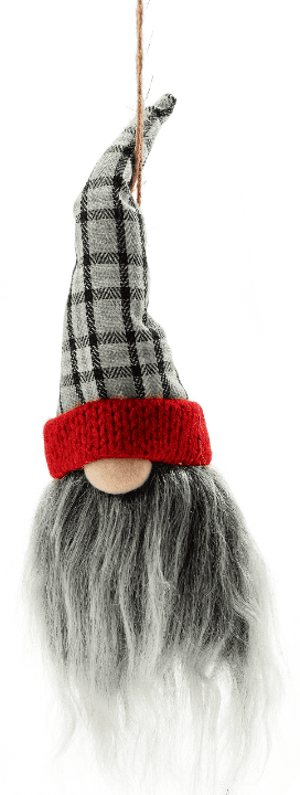Gnome Ornament - Black Hat - Shelburne Country Store