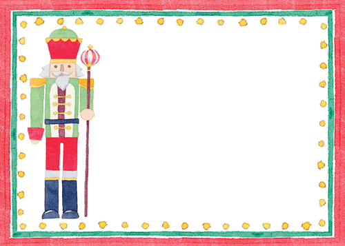 March of the Nutcracker - Stick on Labels - Shelburne Country Store