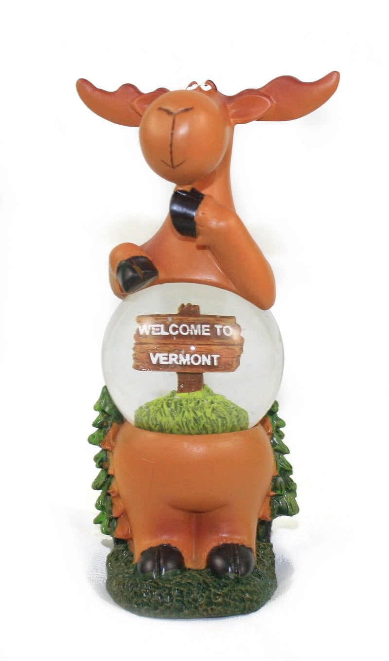 Standing Moose Snowglobe - Shelburne Country Store