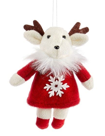 Moose Plush Ornament - Shelburne Country Store