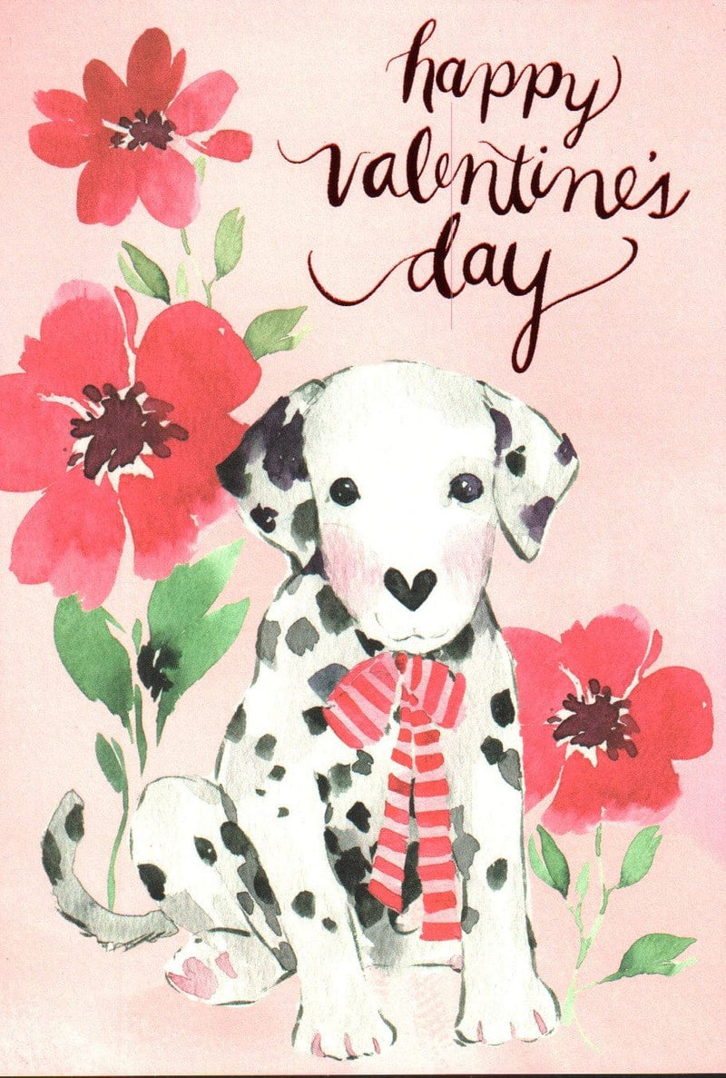 Happy Valentine's Day Card With Dalmation - Shelburne Country Store