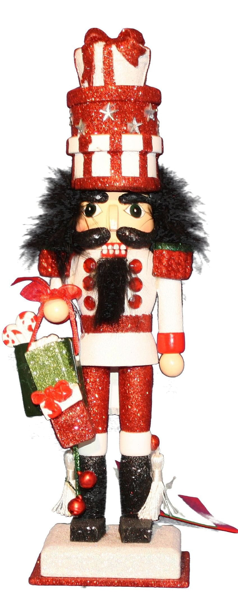 Hollywood 12 Inch Shopping Nutcracker - - Shelburne Country Store