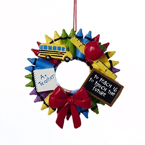 Resin Crayon Wreath Ornament - Shelburne Country Store