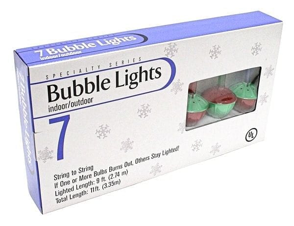 Indoor/Outdoor Bubble Light - Multicolor - 7 Piece Set - Shelburne Country Store