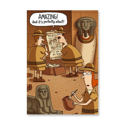 Archeologist Discovery - Birthday Card - Shelburne Country Store