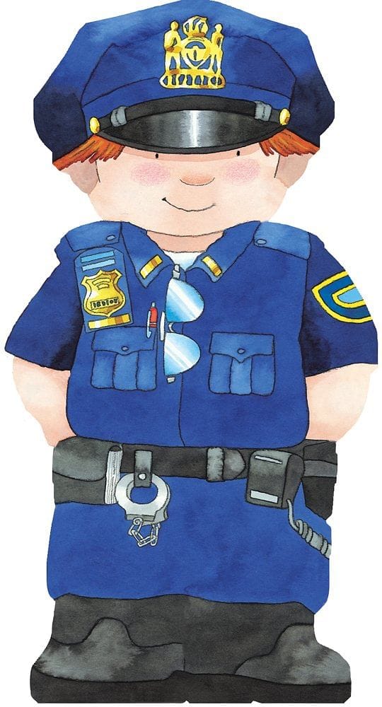 Mini People - Policeman Board Book - Shelburne Country Store