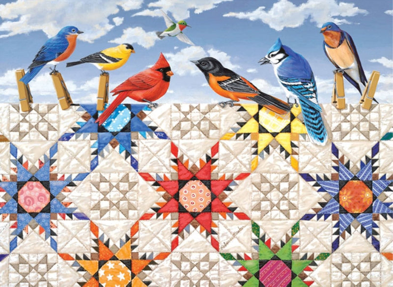 Feathered Stars - 500 Piece Puzzle - Shelburne Country Store