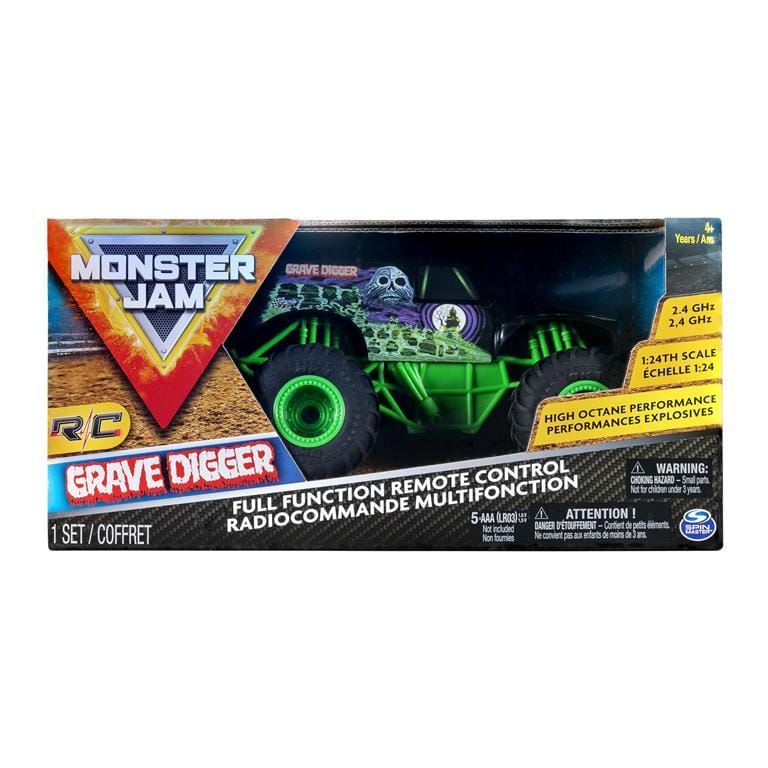 Monster Jam Remote Control Monster Truck - Grave Digger - Shelburne Country Store