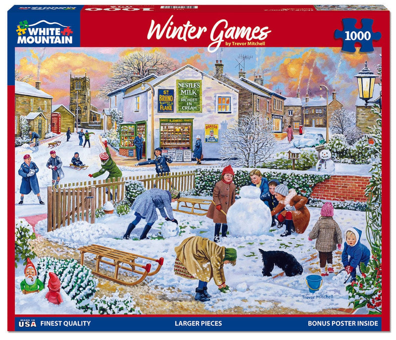 Winter Games - 1000 Piece Jigsaw Puzzle - Shelburne Country Store