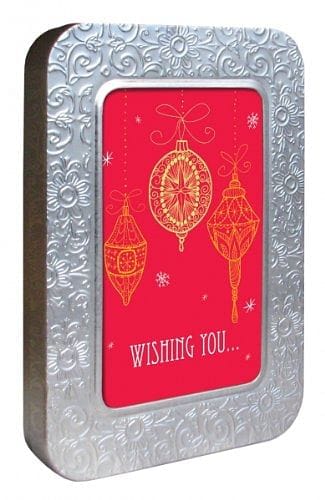 Embossed Notecards In Tin - - Shelburne Country Store