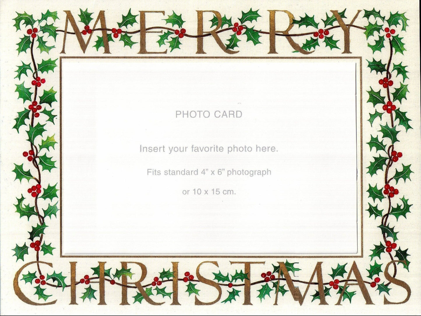 Merry Christmas Photo Card - Shelburne Country Store