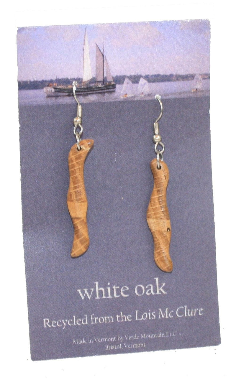 Lois McClure White Oak Wood Earrings - Shelburne Country Store