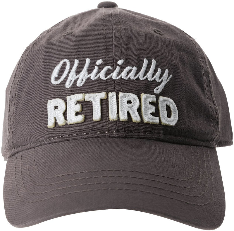 Officially Retired - Gray Adjustable Hat - Shelburne Country Store