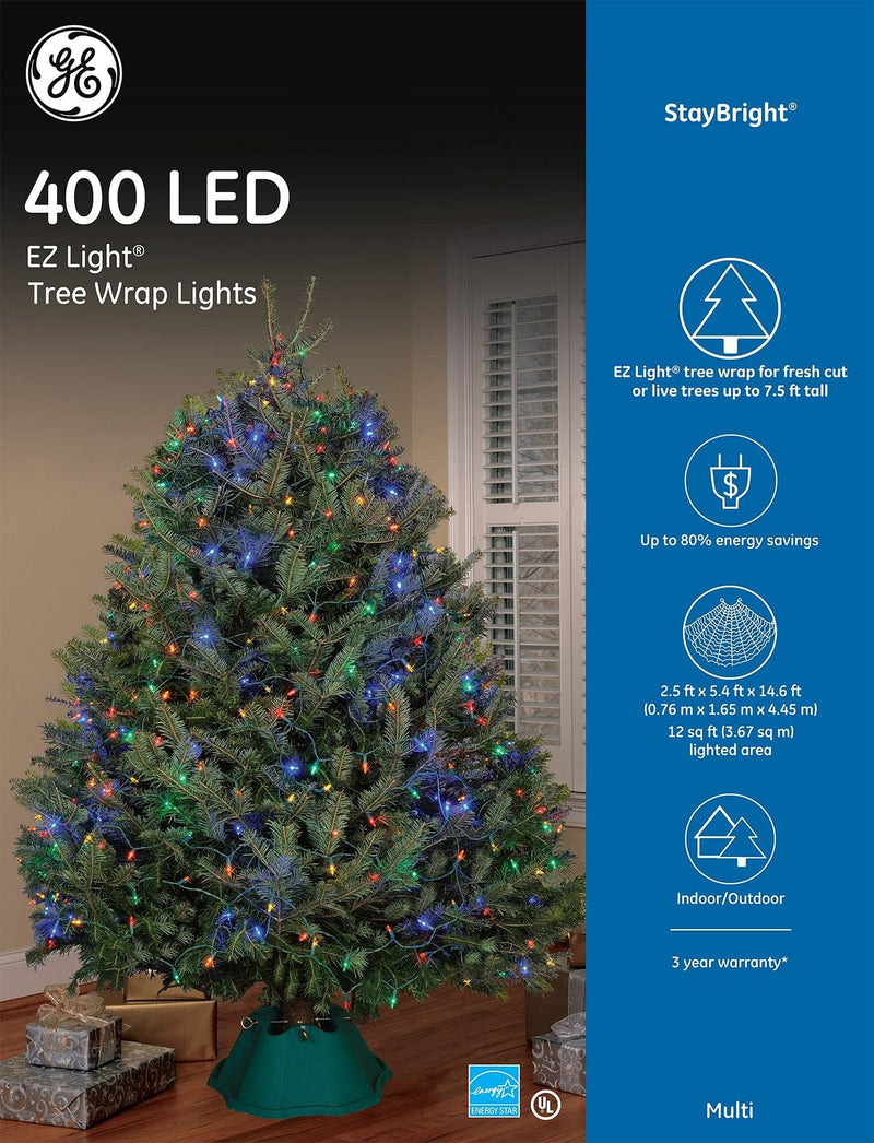 Ge 400 Tree Wrap Lights - Multi - Shelburne Country Store