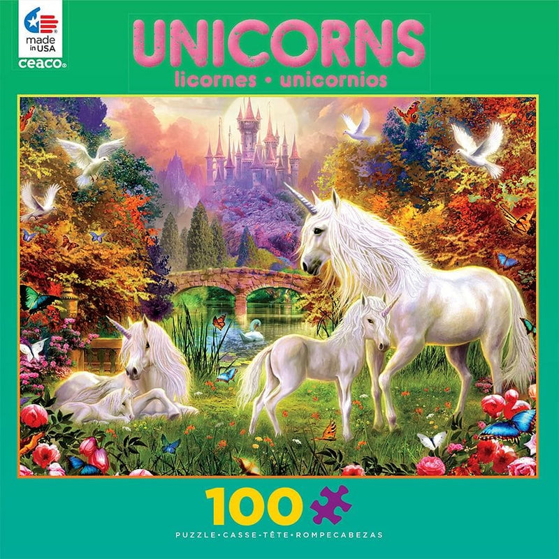 Unicorn Castle 100 Piece Puzzle - Shelburne Country Store