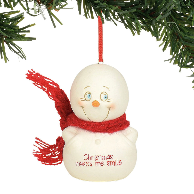 SnowPinions - Christmas Makes me Smile Ornament - Shelburne Country Store