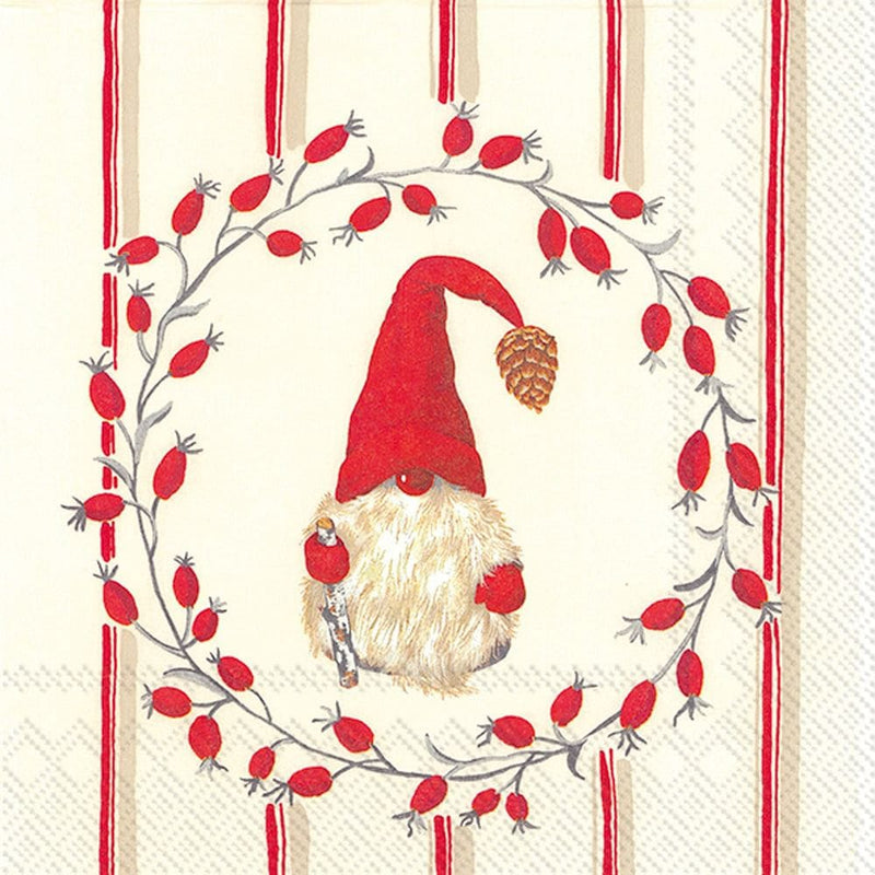 Little Nisse Red Cocktail Napkins - Shelburne Country Store