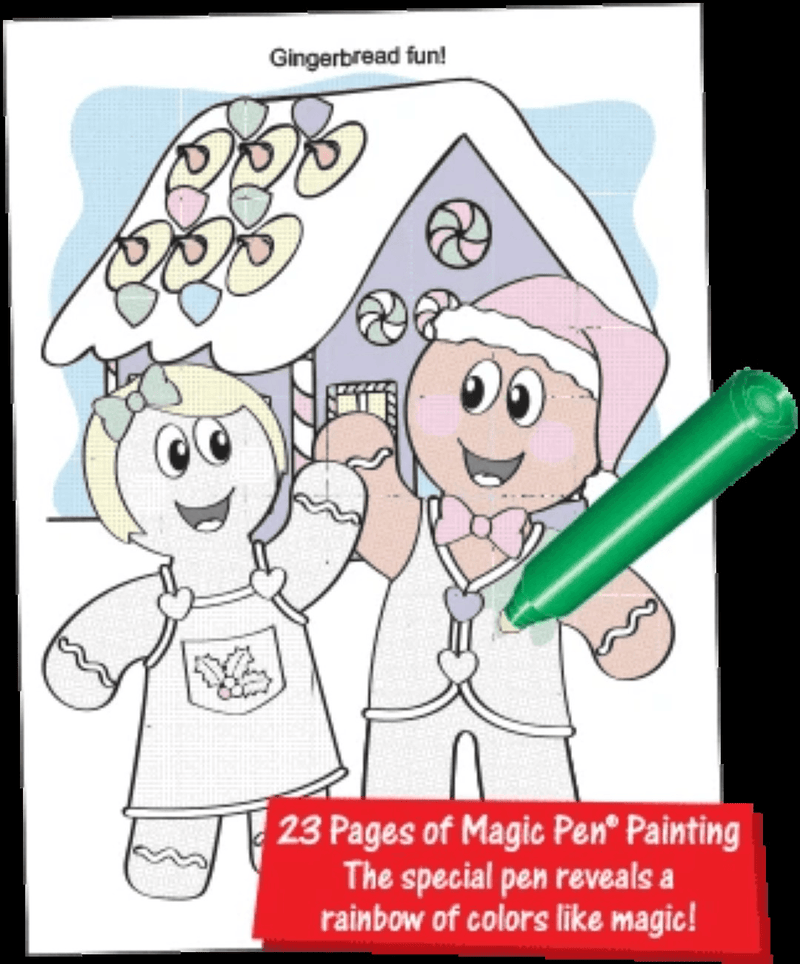 Magic Pen Painting: Christmas - Santa's Workshop - Shelburne Country Store