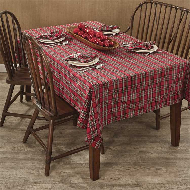 Regal Tartan Table Cloth 60 x 84 - Shelburne Country Store