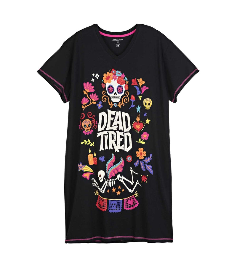 Day of the Dead - Dead Tired Sleepshirt - Shelburne Country Store