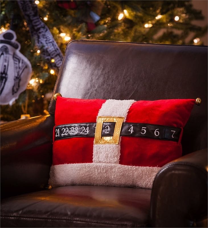 Believe Lumbar Accent Pillow - Santa Countdown - Shelburne Country Store