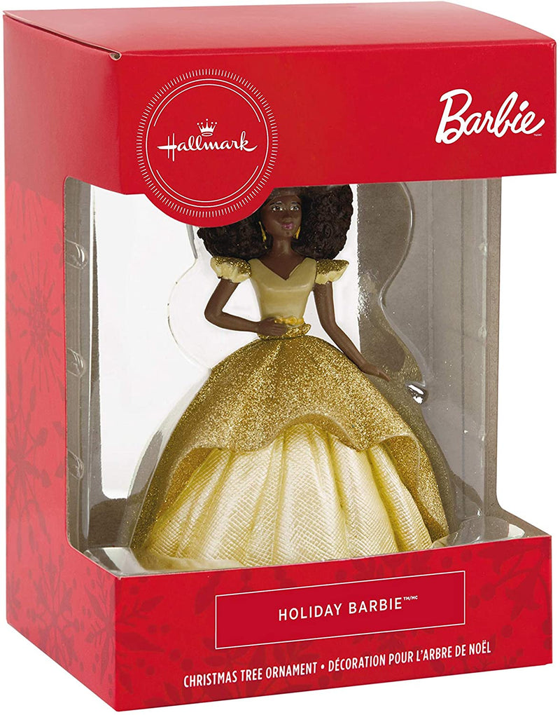 African American Holiday Barbie Ornament - Shelburne Country Store