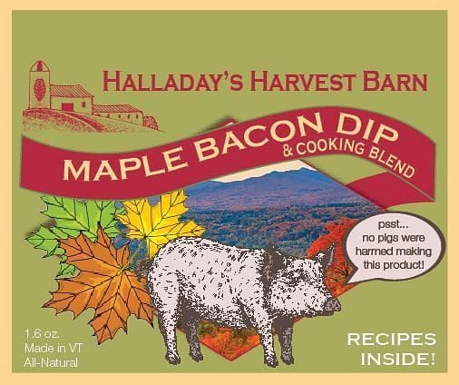 Halladay's Maple Bacon Dip and Cooking Blend Mix - Shelburne Country Store