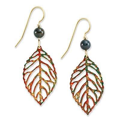 Open Leaf/Fall Colors - Earring - Shelburne Country Store