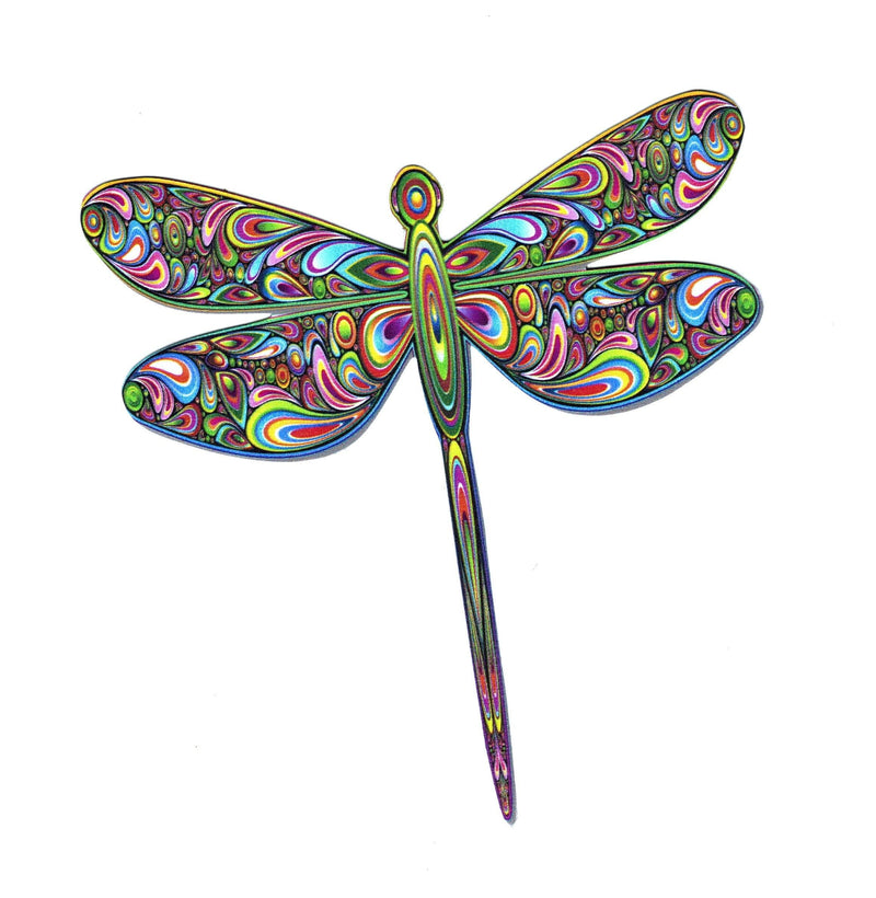 Psychedelic Dragonfly Magnet - Shelburne Country Store