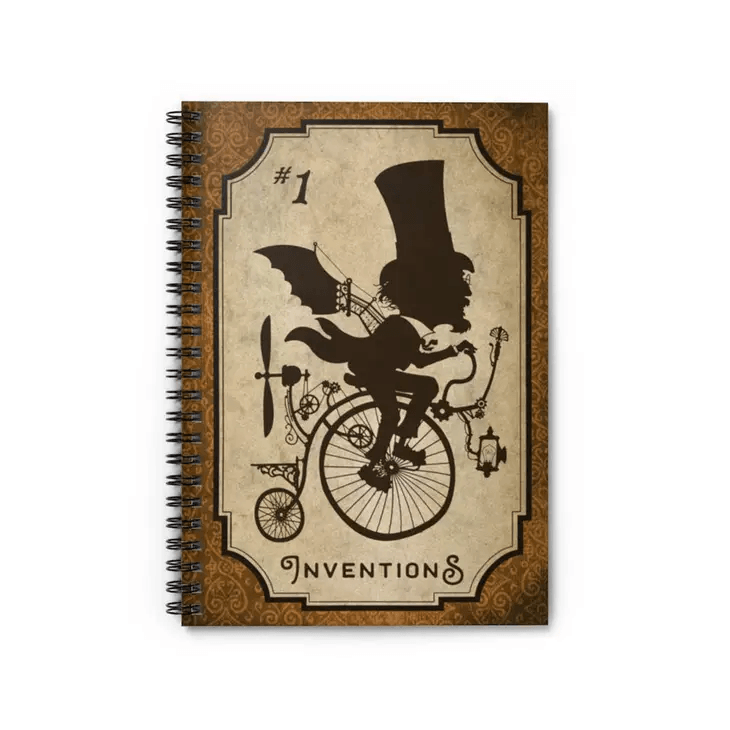 Inventions Notebook - spiral notebook - Shelburne Country Store