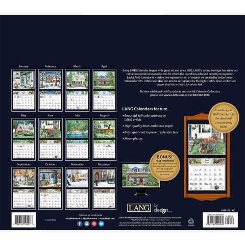 2020 Country Welcome Wall Calendar - Shelburne Country Store
