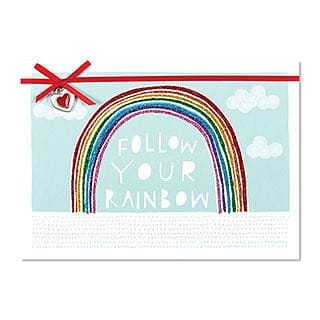 Follow Your Rainbow Blank Card - Shelburne Country Store