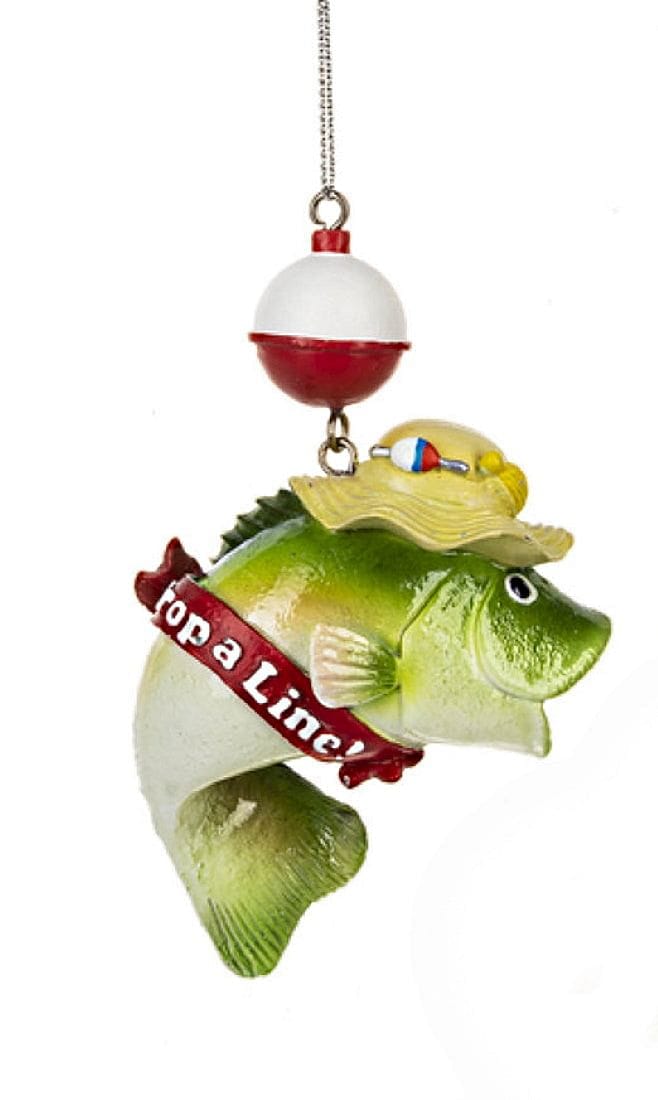 Whimsical Fishing Ornament -  Gotta Fish - Shelburne Country Store