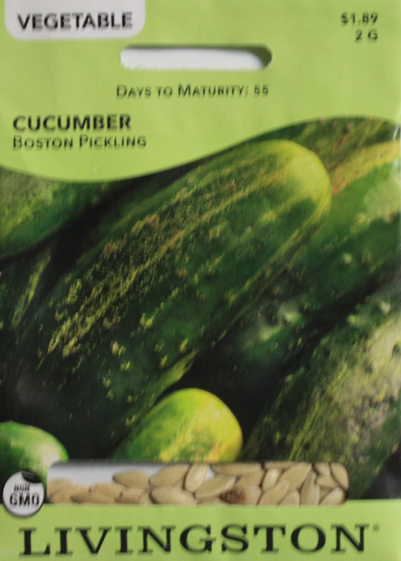 2021 Seed Packet - Cucumber - Boston Pickling - Shelburne Country Store