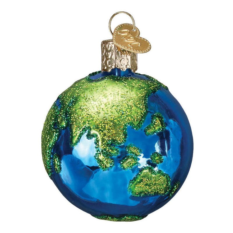 Planet Earth Glass Ornament - Shelburne Country Store