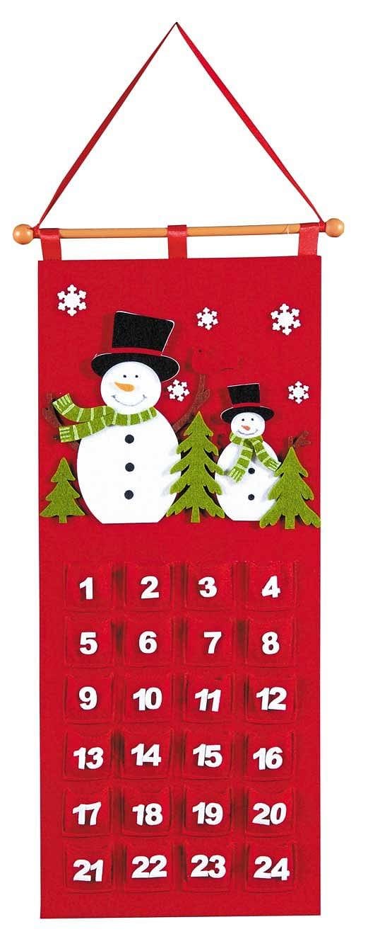 Snowman Advent Calendar - Shelburne Country Store