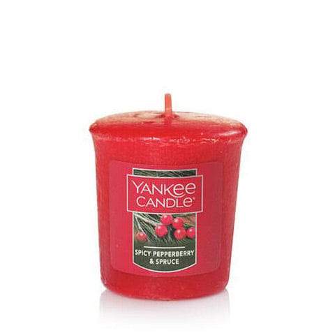 Yankee Candle Votive - Spicy Pepperberry and Spruce - Shelburne Country Store