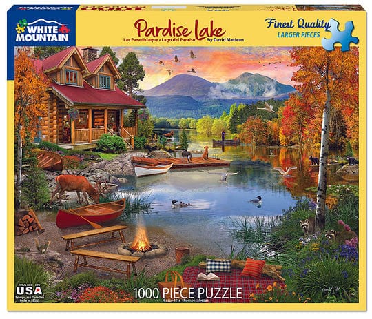 Paradise Lake  - 1000 Piece Jigsaw Puzzle - Shelburne Country Store
