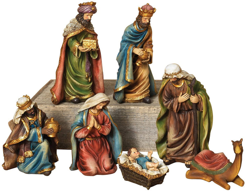 7 Piece Resin Nativity Set - Large - Shelburne Country Store