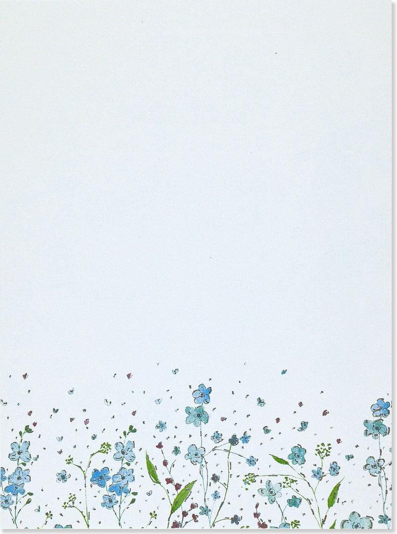 Blue Flowers Stationary Set - Shelburne Country Store